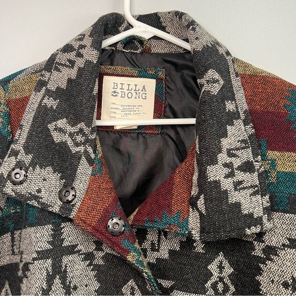 Billabong Multicolor Patterned Blazer - Picture 2 of 12